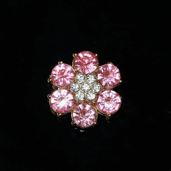 Fnochy Rhinestone Button Covers, Decorative Buttons for Clothing, Detachable Shirt Button Clips, Crystal Fancy Buttons for Women, Exquisite Jewelry Button Accessories