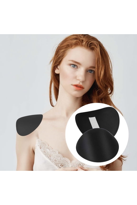 Shoulder Pads for Women Men, Breathable Sponge Shoulder Enhancer, Improve Sloping Shoulders, Comfortable No-Sew Design, Perfect for Blazers & T-Shirts