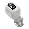 thumbnail image 1 of Fnochy Single Bluetooth Wireless Earbud, Mini Invisible in-Ear Wireless Bluetooth Headphone 25 Hours Super Long Battery Life Suitable for Sports Work and Sleep - White, 1 of 6