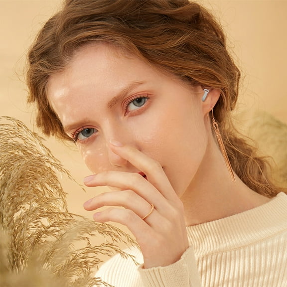 Fnochy Sleep Earbuds for Side Sleepers Invisible Earbuds, Wireless Bluetooth 5.2 Quiet-Comfort Noise Cancelling Earbuds for Sleep Smallest Soft Tiny Ear Buds, for Bluetooth Hidden Headphones for Work