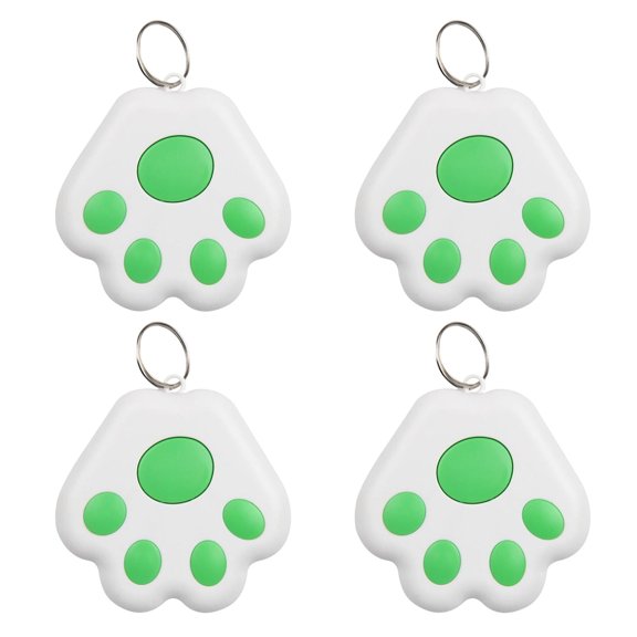 Fnochy Smart Wireless Key Finder Locator - Bluetooth Tracking Device for Keys, Wallets, Pets, Kids, Luggage, and Phones - Two-Way Alarm, App Control, Remote Shutter, Anti-Loss - 4PCS