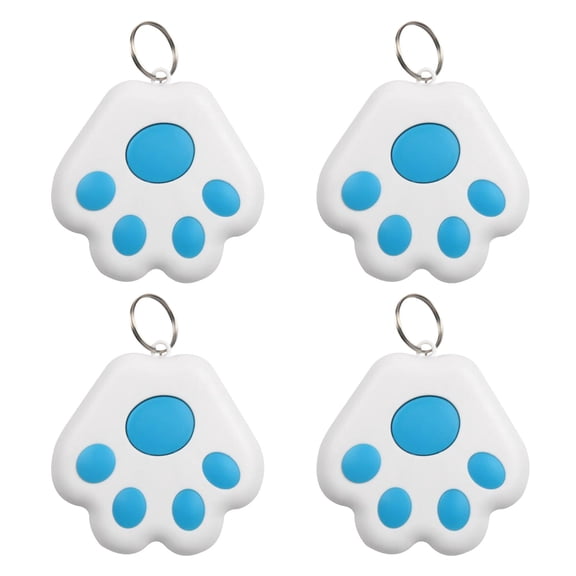 Fnochy Smart Wireless Key Finder Locator - Bluetooth Tracking Device for Keys, Wallets, Pets, Kids, Luggage, and Phones - Two-Way Alarm, App Control, Remote Shutter, Anti-Loss - 4PCS