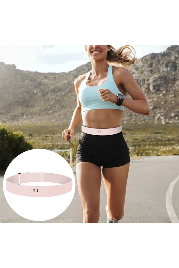 Sports Running Belt Pouch - Classic Waist Bag for Phone, Accessories & Essentials - Waterproof, Breathable, Multi-Pocket Design for Men & Women - Ideal for Running, Hiking, Fitness & Travel