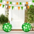 thumbnail image 1 of Fnochy St. Patrick's Day Inflatable Ball, 24 Inch Blow Up Balloons for Outdoor Decor, Festive Hanging Decorations for Yard, Garden, and Party, Durable PVC Material, Easy to Inflate and Store, 1 of 6