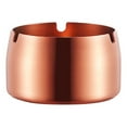 thumbnail image 1 of Fnochy Stainless Steel Ashtray Outdoor Round Design High Temperature Resistant Drop Resistant Easy to Clean Dishwasher Safe for Patio and Home Use, 1 of 1