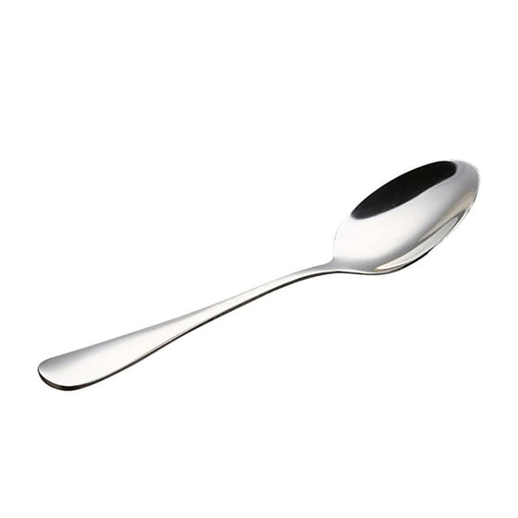 Fnochy Stainless Steel Teaspoons, Spoons Silverware, Dishwasher Safe - 7.2 Inches, Silver