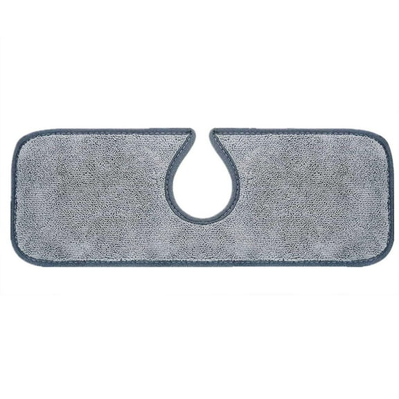 Fnochy Super Absorbent Kitchen Sink Backsplash Guard - Microfiber Faucet Mat with Thick Sponge, Water Stain Protection, Easy to Clean, Fits Most Faucets, Reusable, 24.6x4.9 Inches - 1PCS