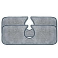 thumbnail image 1 of Fnochy Super Absorbent Kitchen Sink Backsplash Guard - Microfiber Faucet Mat with Thick Sponge, Water Stain Protection, Easy to Clean, Fits Most Faucets, Reusable, 24.6x4.9 Inches - 2PCS, 1 of 5