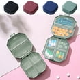 thumbnail image 1 of Fnochy Travel Pill Organizer - Pill Box - Stylish Compact Daily Pill Organizer, Medication Pill Case, Pill Container for Vitamin Management, Travel Essentials for Women/Men, 6 Space, 1 of 7