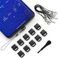 thumbnail image 1 of Fnochy USB C Charging Port Dustproof Kit with Plug Covers, Cleaning Brush, and Lanyard – Universal Protection for Smartphones and Tablets – Durable and Easy-to-Use Accessory Set, 1 of 9