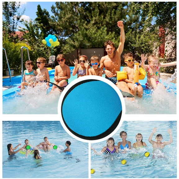 Fnochy The Ultimate Skip Ball – Water Bouncing Ball Create Lasting Memories with Your Friends & Family at The Beach, Lake or Pool - Great for All Ages - Blue