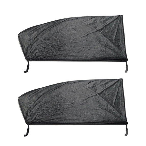Fnochy Universal Car Window Sunshade UV Protection Heat Insulation Mosquito Screen, Reusable Stretchable Mesh Easy Install for All Vehicles Cool Your Car
