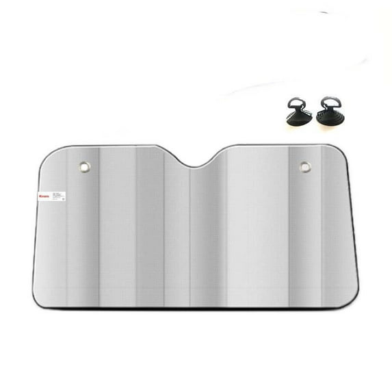 Fnochy Universal Fit Front Windshield Sunshade for Cars Trucks SUVs - Heat Shield UV Protection Cool Interior Foldable Sun Visor Protector Blocks Rays Reduces Temperature
