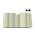 thumbnail image 1 of Fnochy Universal Fit Front Windshield Sunshade for Cars Trucks SUVs - Heat Shield UV Protection Cool Interior Foldable Sun Visor Protector Blocks Rays Reduces Temperature, 1 of 5