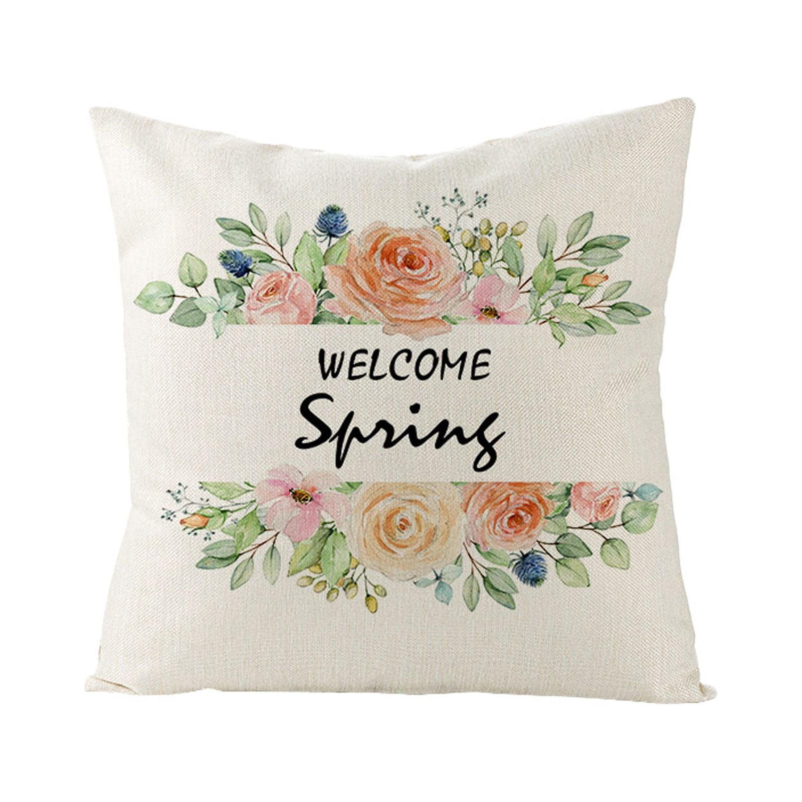 Fnochy Valentines Day Pillow Covers Retro St. Patricks Day Easter Throw