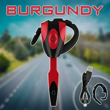 Fnochy Wireless Headset, Gaming Earphone, Bluetooth 5.0 Headphone with Mic for Bluetooth-Enabled Mobile Phones and Devices(Red)