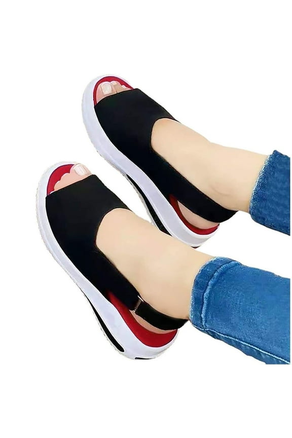 Womens Flat Sandals Braided Strappy Summer Shoes Memory Foam insole Sandals for Women