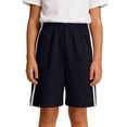 thumbnail image 1 of FSYBOA Boys Athletic Shorts, Breathable Knee Length Elastic Waist Casual Basketball Shorts Black Size 8 T, 1 of 8
