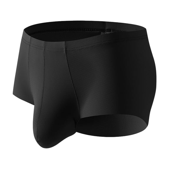 Fnooota Briefs for Men, Stretch Mid-Rise Breathable Soft Men's Underwear Black Size L