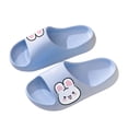 thumbnail image 1 of Fnooota Girls Slide Sandals, Slip On Bathroom Non Slip Open Toe Summer Shoes Sky Blue Size 13-13.5(Little Kids)（Little Kids), 1 of 6