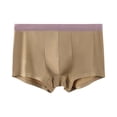 thumbnail image 1 of Fnooota Mens Boxer Briefs, Casual Breathable Mid-Rise Stretch Men's Underwear Gold Size XL, 1 of 8