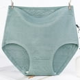 thumbnail image 1 of Fnooota Plus Size Panties for Women, 1 Pack Cotton Breathable High Waist Underwear Light Blue Size 5XL, 1 of 4