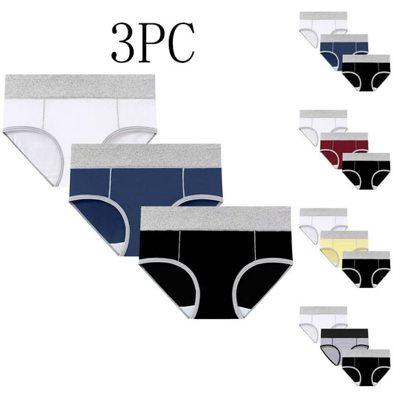 Fnooota Women's Underwear, Low-Rise Period 3-Pack shaping 100% Cotton Briefs Panties Breathable Light Stretchy Comfort Gray ,L