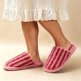thumbnail image 1 of Fnooota Womens Fuzzy Slippers, Non Slip Warm Winter Breathable House Slippers Home Shoes Hot Pink Size 8-8.5, 1 of 6