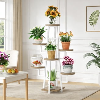 Gemdeck 2-Tier Plant Stands Indoor Flower Pot Rack Holder with Tray, L -  Walmart.com