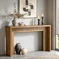 thumbnail image 1 of Fnova 55" Farmhouse Console Table, Wooden Entryway Table with Storage, Narrow Sofa Table for Living Room, Entryway, Hallway, 1 of 17