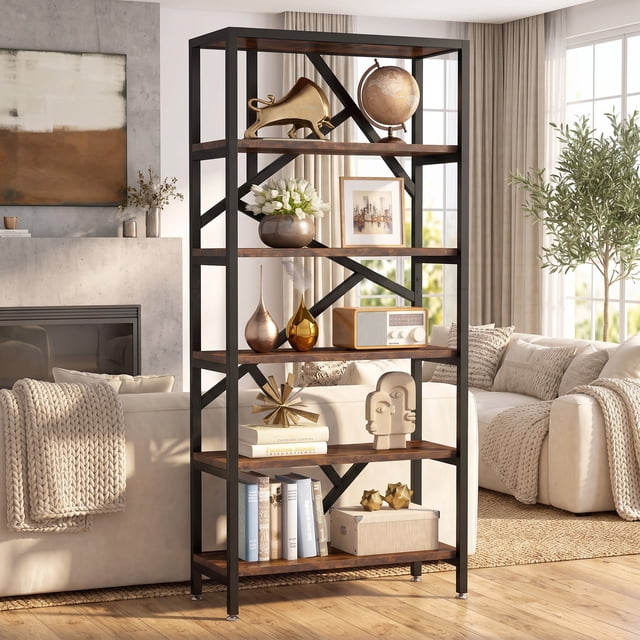 Fnova 71" Storage Shelf Unit, 6-Tier Heavy Duty Industrial Open ...