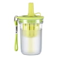 thumbnail image 1 of Fnyoxu 16oz Tea Infuser Water Bottle with Handle - Leakproof Twist-Seal Sports Cup, BPA-Free Lightweight Plastic for Gym, Hiking, Office, 1 of 7