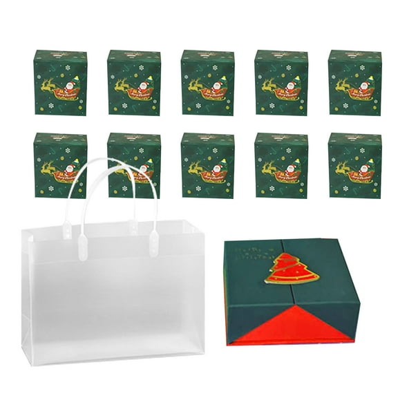 Fnyoxu 20Pcs Gift Boxes, Explosion Gift Box, Christmas Money Gift Boxes for Cash, Christmas Gift Boxes with Lids, Christmas Wrapping Gifts, Christmas Party Decorations Supplies
