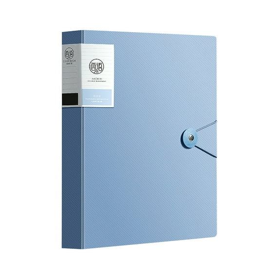 Fnyoxu 40 Page A4 Data Book,Music Score Folder,Certificate Collection Book,Test Paper Storage Book,Transparent Insert Folder