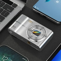 Fnyoxu 4K 50MP Digital Camera with Anti-Shake, 16x Zoom, Compact Portable Design - 1080P Video, LCD Screen, 32GB Card Included for Home and Travel