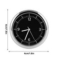 thumbnail image 1 of Fnyoxu 4inch Dashboard Fluorescent Clock - Mini Car Sticked To Watch Car Truck Dashboard and Vent Mini Car Clock, 1 of 4