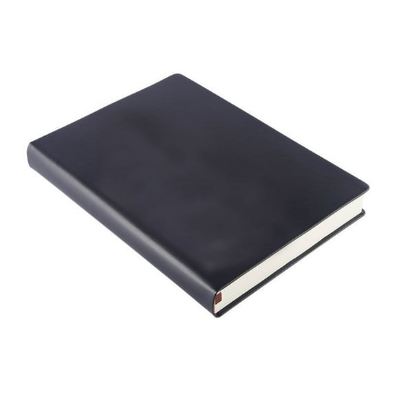 Fnyoxu A4 Thick Sketchbook - 11.22x8.27in Faux Leather Notebook With 660 Blank Pages, Twin-Ring Binding for Artists, Designers, Writers