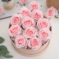 thumbnail image 1 of Fnyoxu Artificial Roses Flower Silk Rose with Stem Realistic Artificial Long Stem Red Rose Valentine's Day Fake Roses Bouquet for Wedding Home Decoration(White), 1 of 5