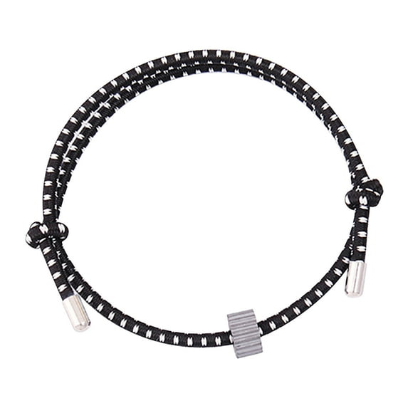 Fnyoxu Bracelet Car Window Breaker, Wrist Strap with Tungsten Carbide Bead Car Emergency Self Rescue Tool, Vehicle Rapid Escape Wristbands Tempered Safety Glass Breaker, Men's and Women's Jewelry
