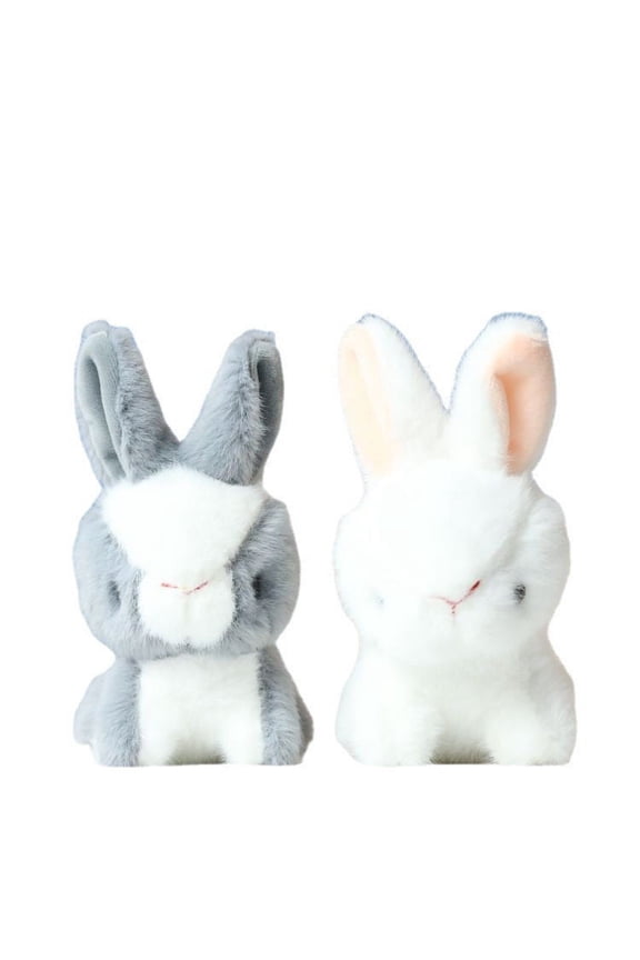 Bunny Plush Keychain Toys For Kids, Stuffed Rabbit Plushie Backpack Purse Pendant Dolls Gift For Children
