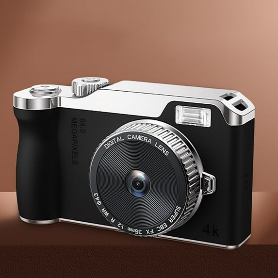 Fnyoxu CCD Digital Camera with 16X Autofocus Zoom and Dual Front Rear Cameras, Portable 0.29lb Student Camera with 2.3 Inch Screen, Vintage Filter