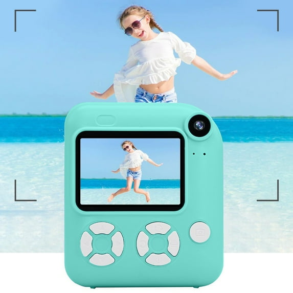Fnyoxu Children's Digital Camera With HD Video Recording And Instant Printing - Portable, Easy To Use For Kids, Students, Printable Photos, Compact Design