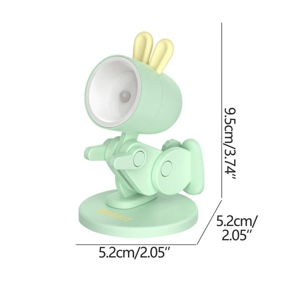 Fnyoxu Cute Pet Night Light Student Dormitory Reading Mini Table Lamp Bedroom Sleep Lamp Desktop Creative Decoration