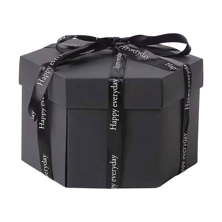 Fnyoxu DIY Creative Photo Box Hexagon Multi-layer Explosion Box