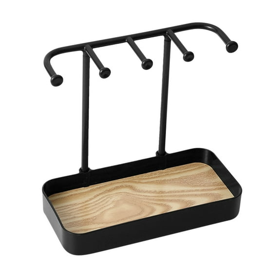 Fnyoxu Detachable Desktop Jewelry Display Rack, Dressing Table Storage Box, Jewelry Tray, Hanging Bracelet Necklace Rack