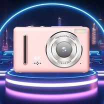 Fnyoxu Digital Camera 1080P HD, 64MP Photography with 18X Zoom, Electronic Stabilization, 2.4 Inch Screen, Portable Student Camera for Vlogging, Rechargeable Lightweight Design