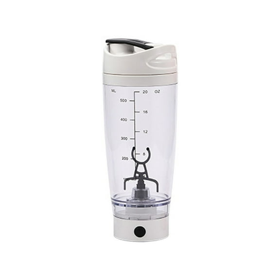 Fnyoxu Electric Shaker Bottle,500ml Bottle Blend-er,Sha-ke Bottle Mixer,Portable Automatic Rotation Mixer Cup,Protein Mix Bottle
