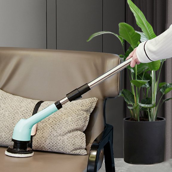 Fnyoxu Electric Spin Scrubbers,New Wireless Cleaning Spin Brush with 9 Replaceable Brush Head Power Scrubbers for Bathroom,Kitchen,Tile Electric Spin Scrubbers Mop