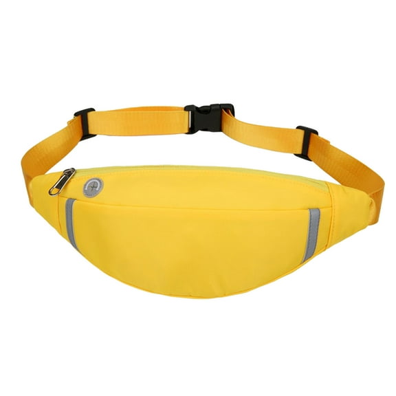 Fnyoxu Fanny Pack For Man & Woman Travel Wallet Bag For Cell Phone Belt Bag Crossbody Bag With Headphone Hole For Travel Walking Running Hiking Cycling