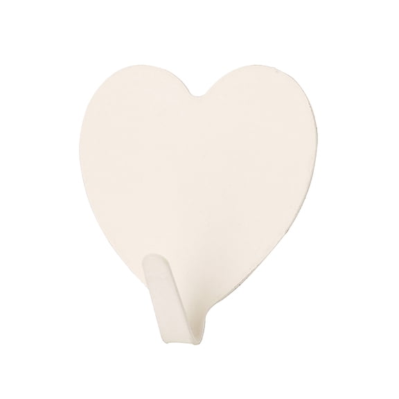 Fnyoxu Female Heart Love Sticky Hook Stainless Steel Bead Heart-shaped Sticky Hook